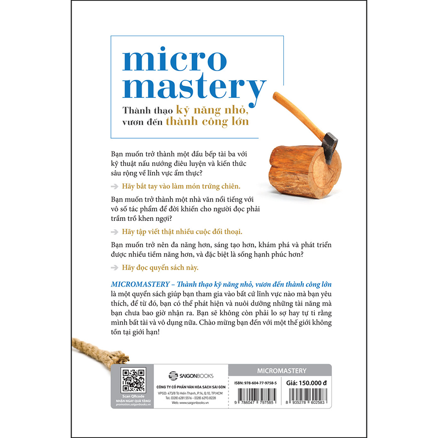 Micromastery - Thành Thạo Kỹ Năng Nhỏ, Vươn Đến Thành Công Lớn