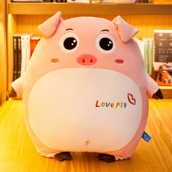 Gấu bông heo LOVE PIG cute 40cm TNB219 Mẫu 2, Heo bông ngộ nghĩnh đáng yêu