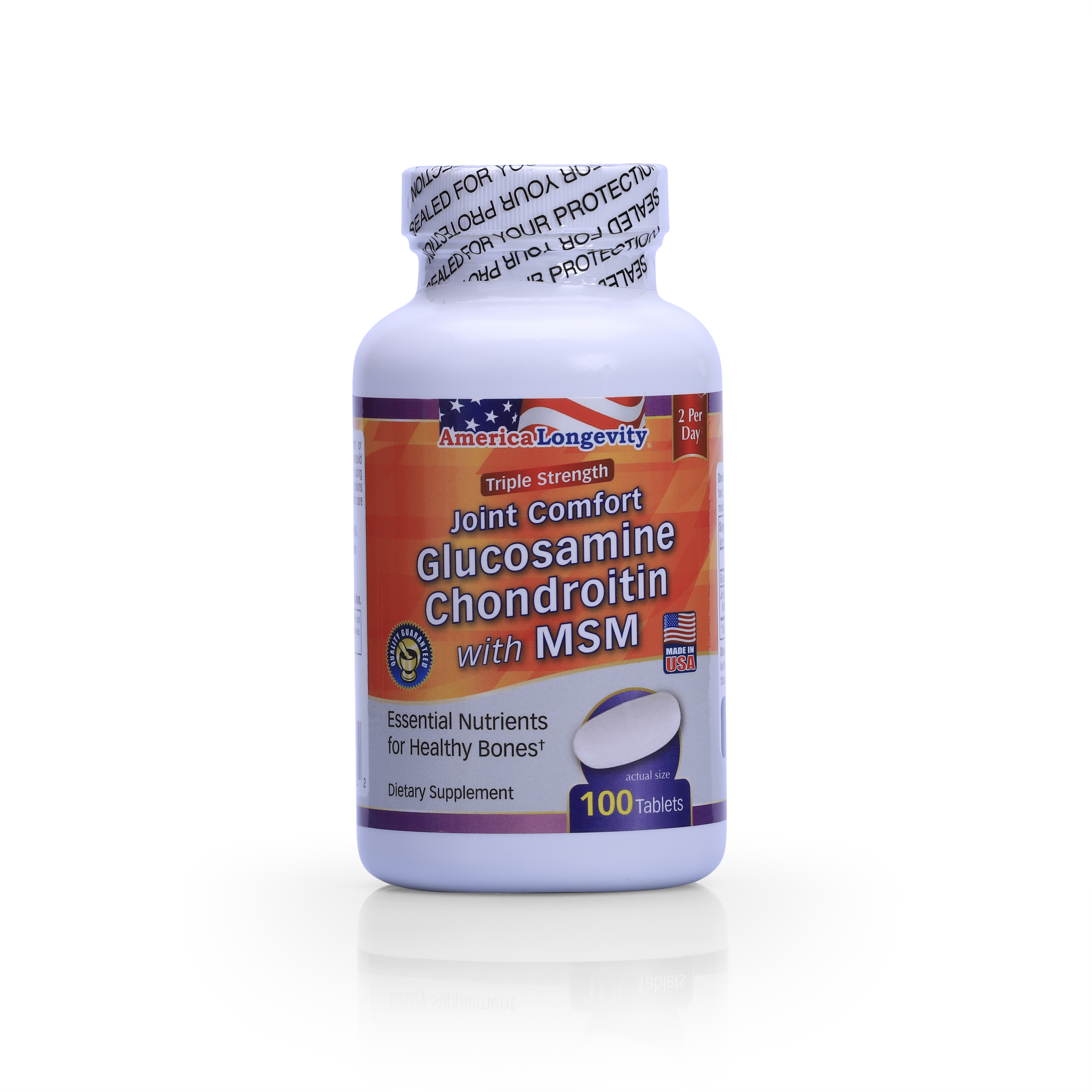 Thực phẩm bảo vệ sức khoẻ Triple Strength Joint Comfort Glucosamine Chondroitin with MSM
