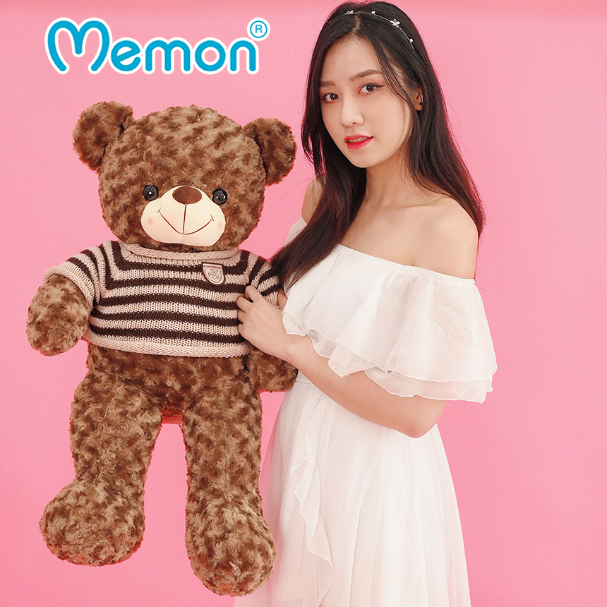 Gấu Bông Teddy Socola 80cm-1m1 - 1m4 Cao Cấp Memon, Gấu Bông Cute Khổng Lồ - Qùa Tặng Gấu Bông