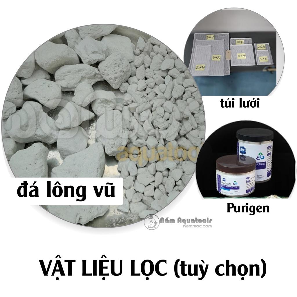 Lọc DIY NAMOC F114.AT || Bơm ATMAN Êm Ái - Vật Liệu Lọc Tuỳ Chọn