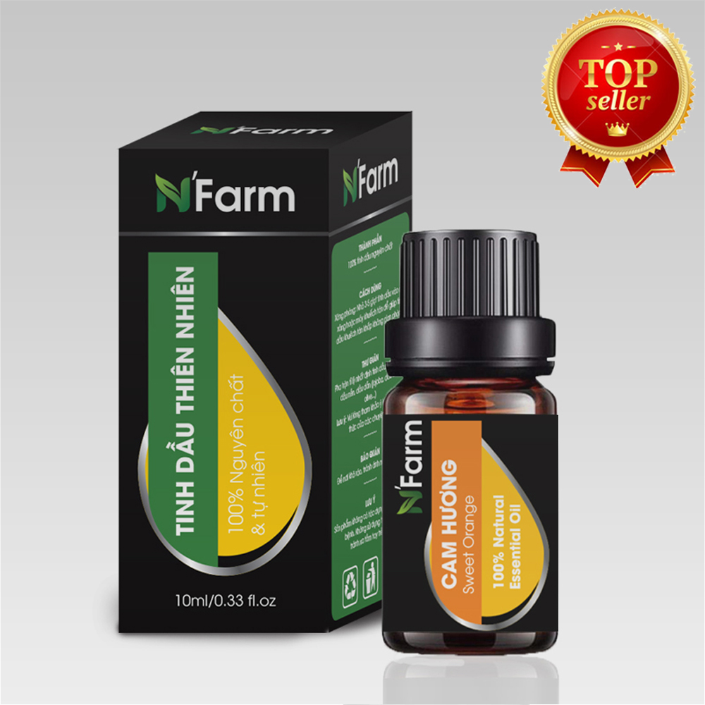 Máy khuếch tán/ máy xông tinh dầu Hình Bánh Donut N'Farm NF2067 + tinh dầu cam hương N'Farm