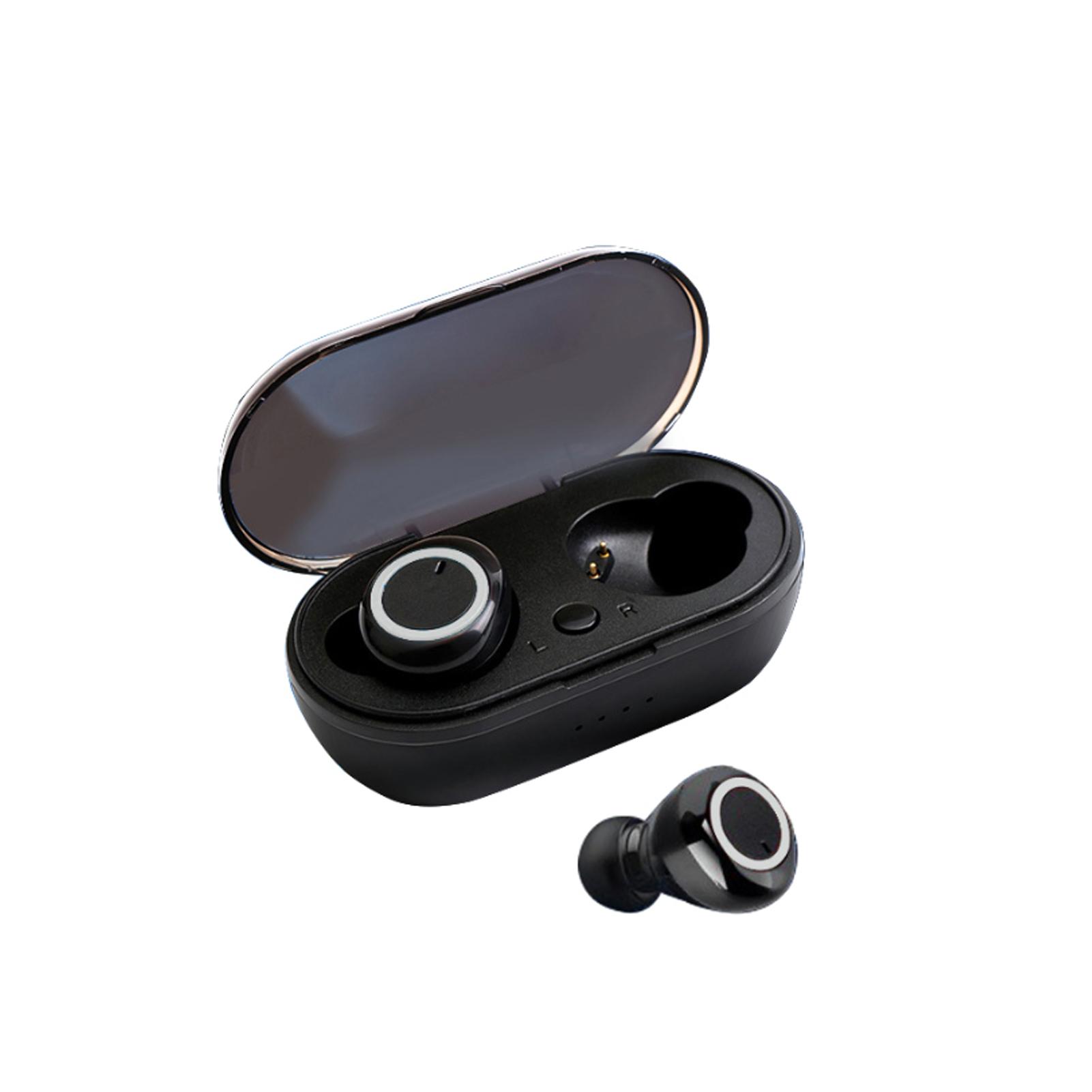 Y50 True Wireless BT5.0 Headphones Music Earphone In-ear Earbuds Touch Control Sport Headset with Mic 450mAh Charging Case