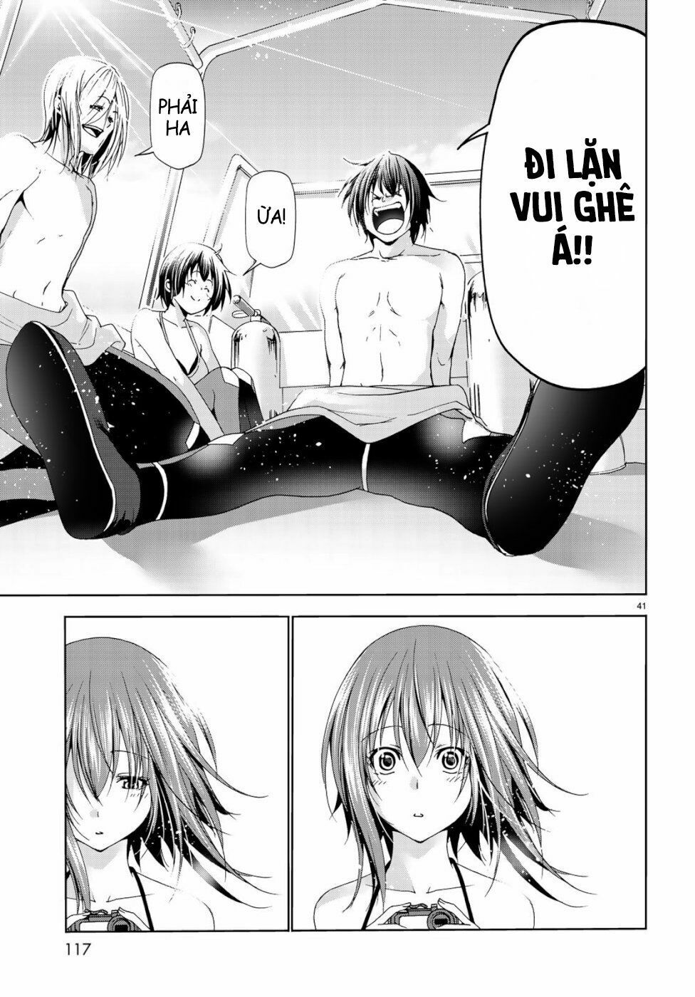 cô gái thích lặn - grand blue chapter 56 39