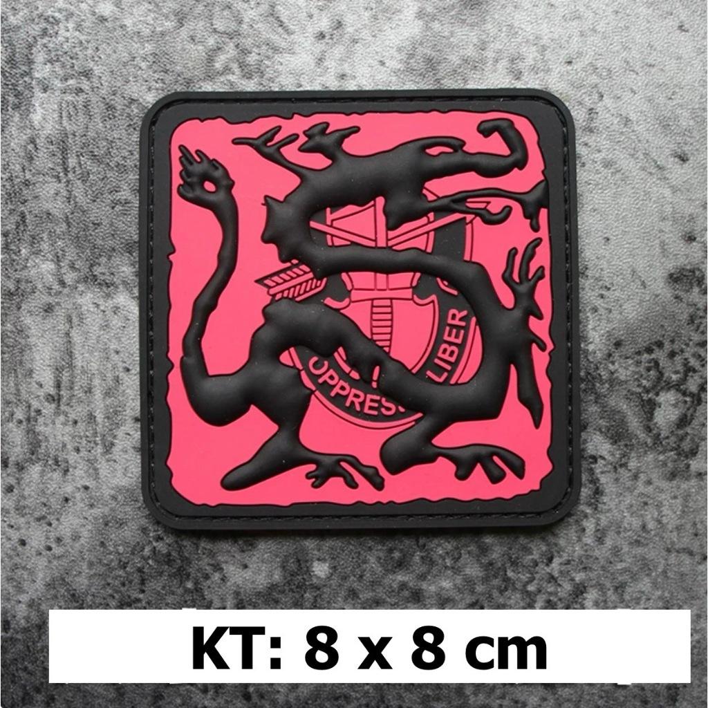 Patch_velcro PVC Ronin chiến thuật gắn quần áo_ba lô_túi xách