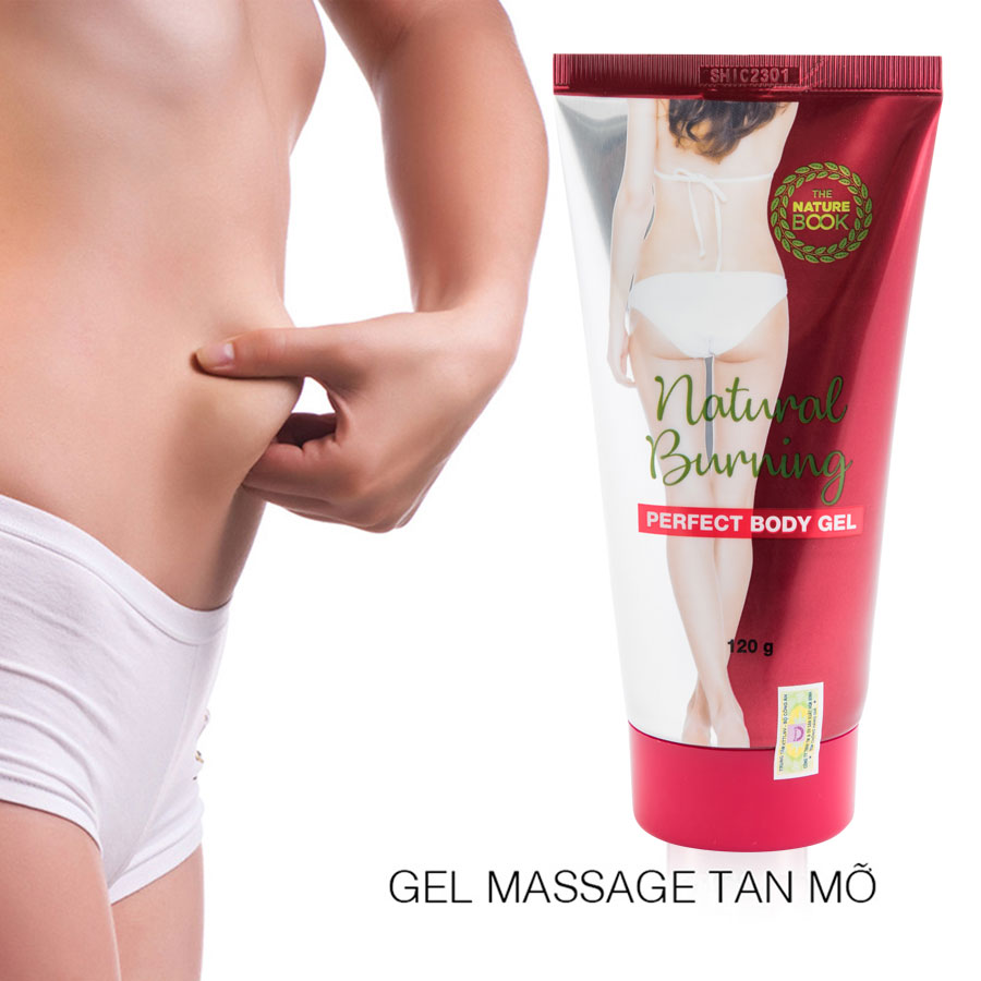 Kem tan mỡ Natural Burning Perfect Body Gel The nature book 120g