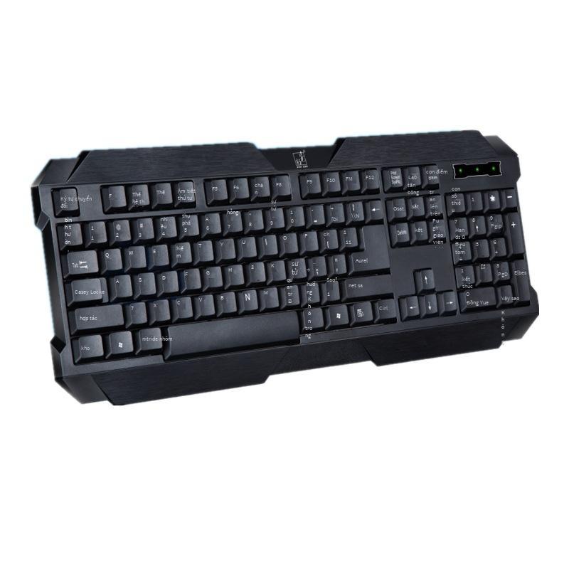 Phong cách mới nhất đuổi theo ánh sáng Leopard Q19 máy tính xách tay USB bàn phím có dây tại nhà văn phòng thoải mái bàn phím kinh doanh tại nhà