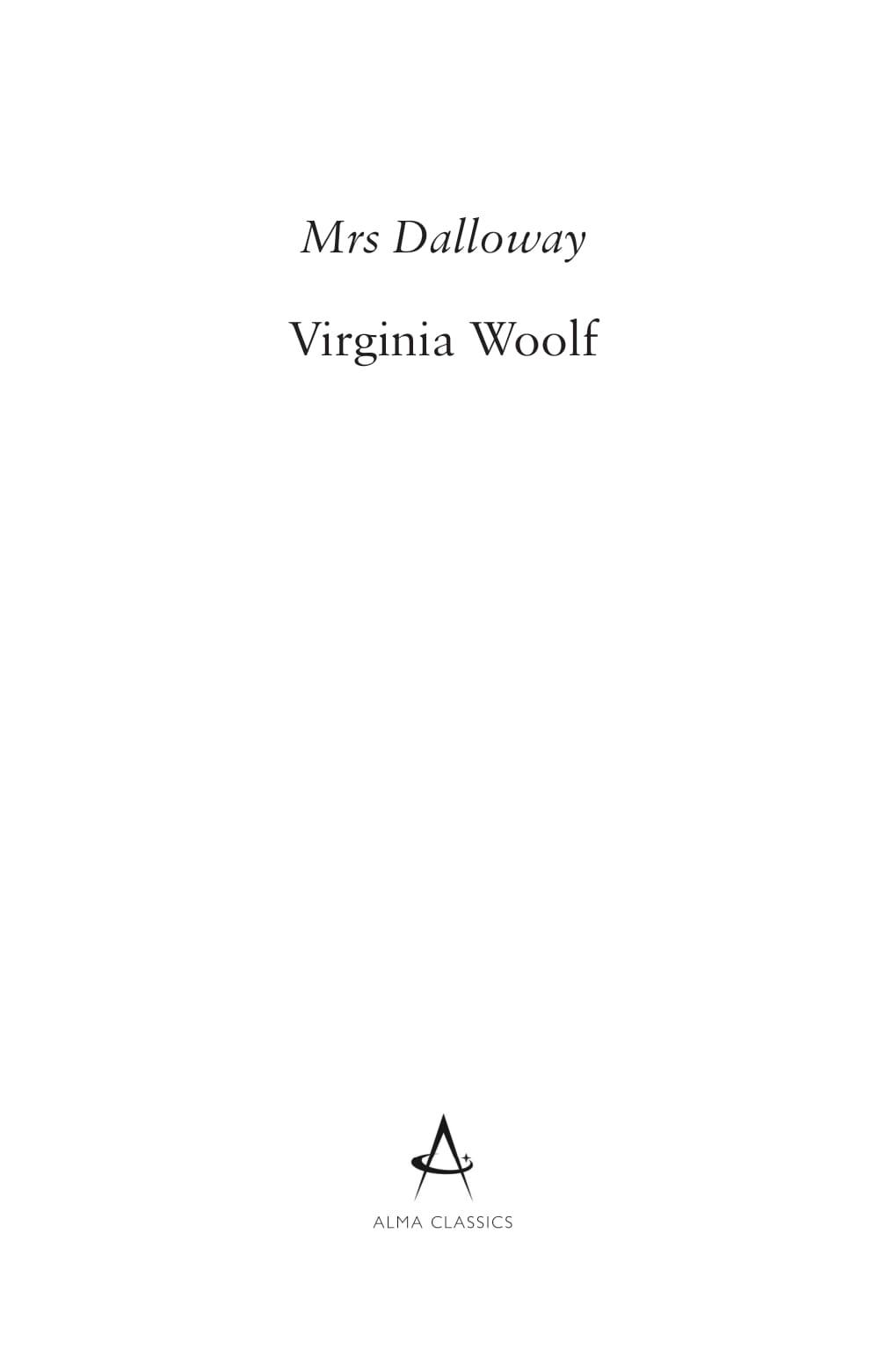 Sách ngoại văn: Mrs Dalloway