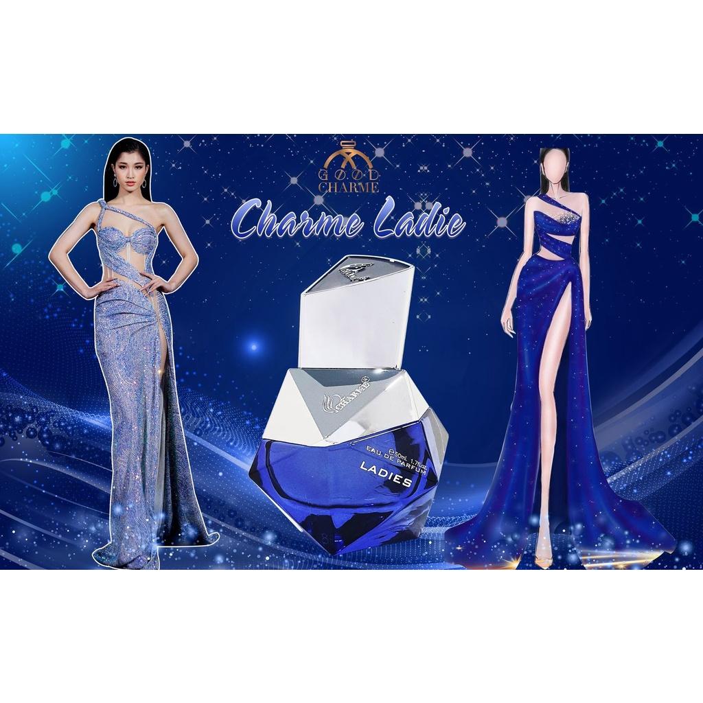 Nước hoa nữ cao cấp, Charme Ladies, hương nước hoa chính hãng, mùi hương quyến rũ, lưu hương cả ngày, 50ml