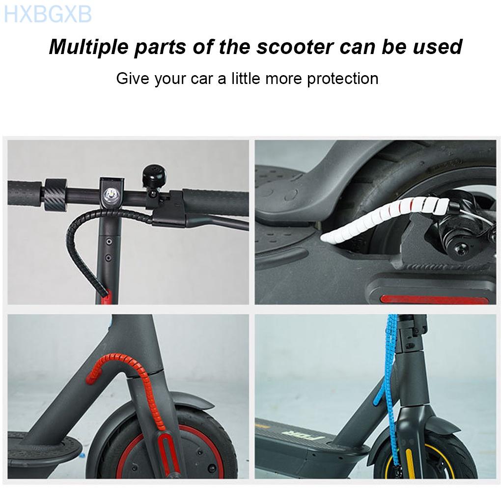 Scooter Line Protector Plastic Flexible Scooter Winding Tube Replacement for Xiaomi M365