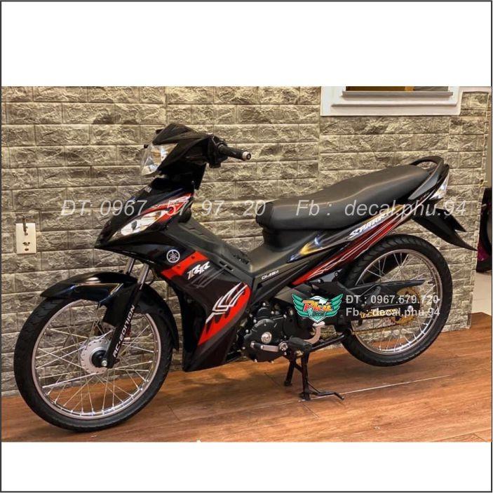 Tem Exciter 135 2010 đỏ đen Spark (Q)