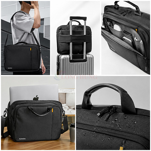 Túi xách chống sốc Tomtoc Defender-A31 Laptop Shoulder Bag MacBook 26L 17.3 inch A31G1D1 - Hàng chính hãng