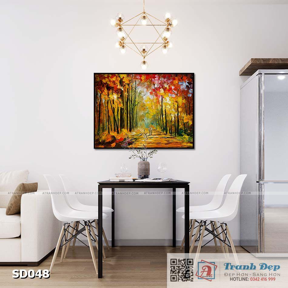 Tranh canvas sơn dầu trường phái ấn tượng (palette knife) - SD048