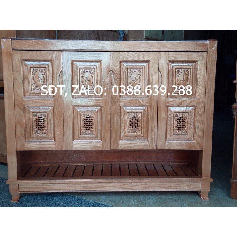 Tủ giày gỗ sồi tiện lợi