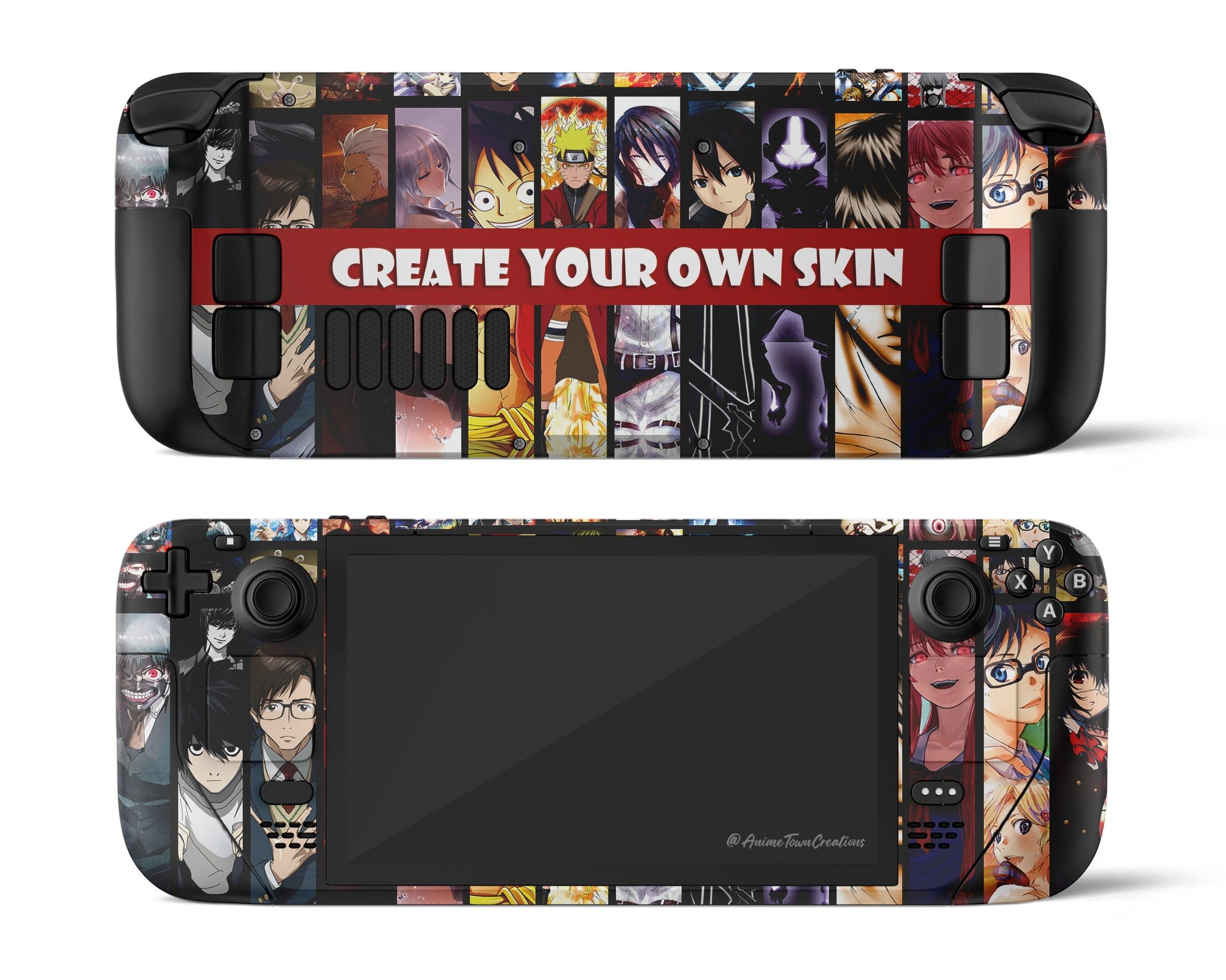 Skin dán Steam Deck mẫu Create Your Own - Custom (Đã cắt sẵn chi tiết, dễ dán)