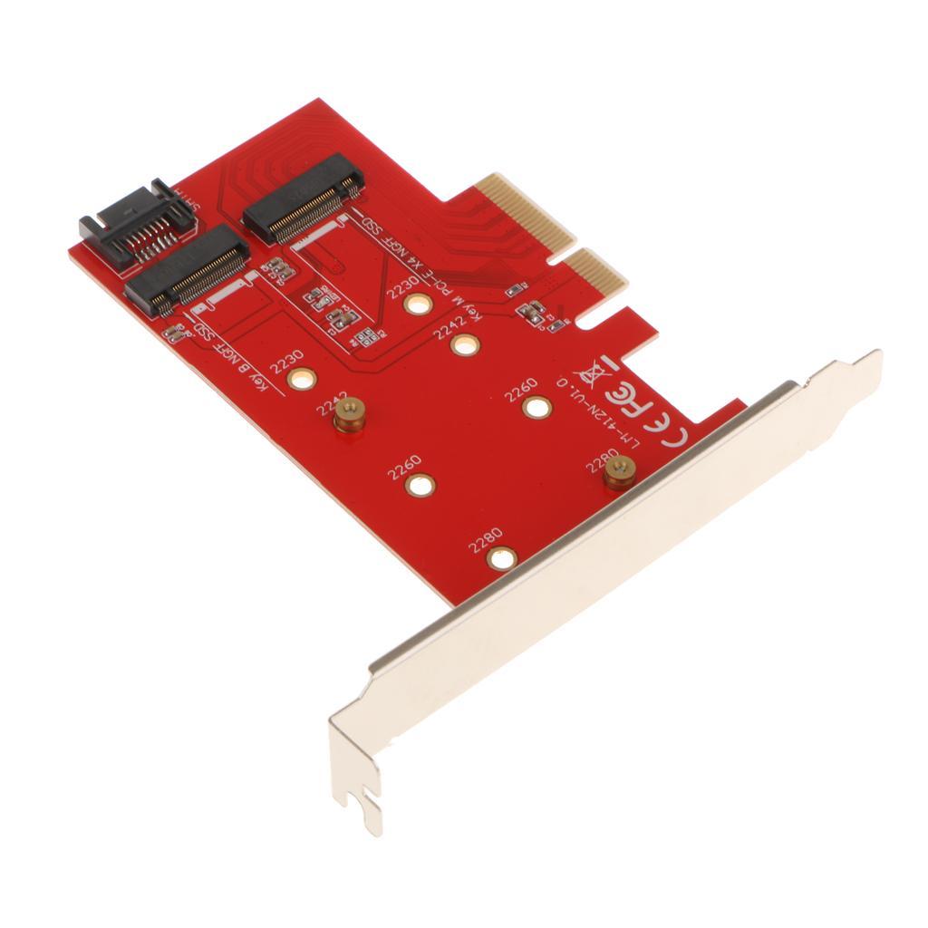 To  M.2 Adapter Card Supports 2230/2242/2260/2280 Size  SSD