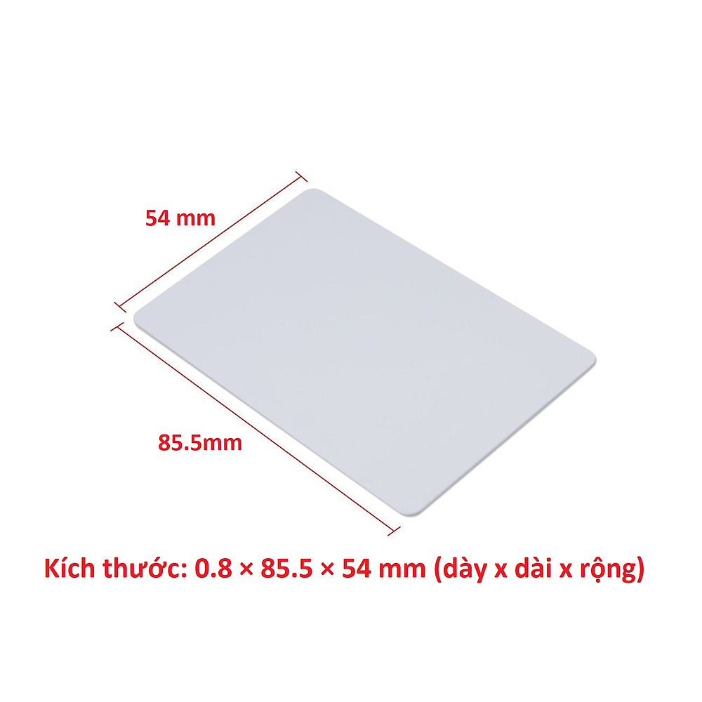 200 Thẻ RFID 13.56Mhz, Thẻ RFID 1K, Thẻ tần số HF