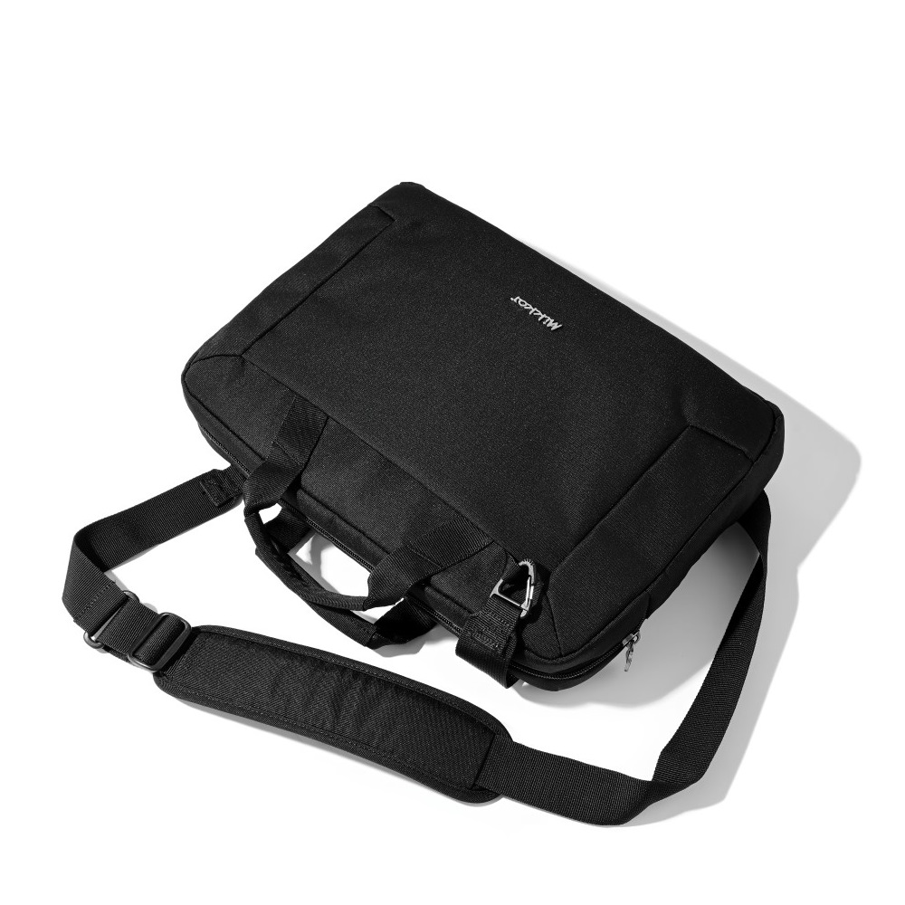 Cặp Laptop - Cặp công sở Mikkor The Levi Slim thiết kế mỏng nhẹ ngăn chống sốc cho các dòng máy 12 inch đến 15.6 inch, chất liệu vải chống thấm nước, nhiều màu khác nhau, bảo hành đến 5 năm