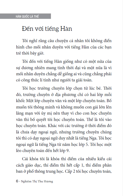 Hàn Quốc Là Thế