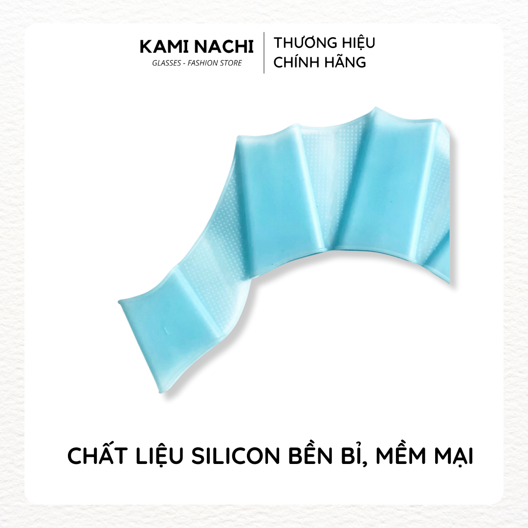 Găng tay bơi dạng màng ếch bằng silicon nhiều kích thước cho trẻ em, nam nữ người lớn KAMI NACHI