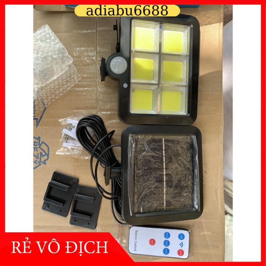 Đèn Led Năng Lượng Mặt Trời cảm biến chuyển động 150W 120 mắt COB Ngắn