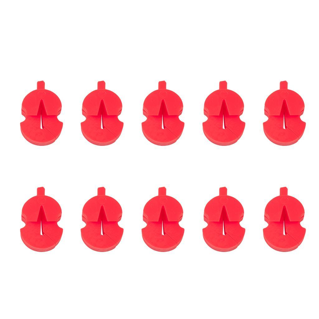 10pcs Red Violin Mute   for 1/2 3/4 4/4 Fiddle Training Practicing