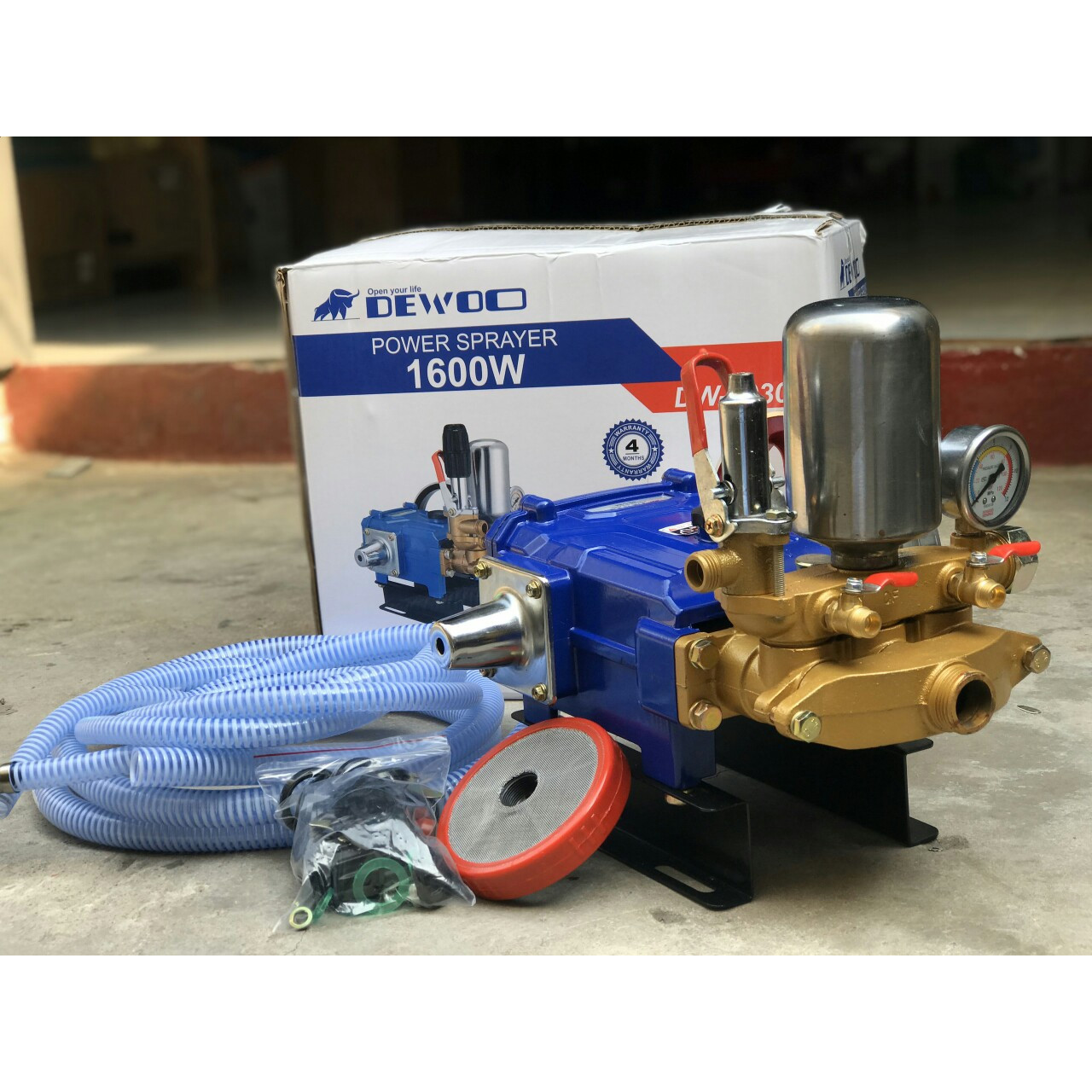 ĐẦU RỬA XE - ĐẦU PHUN XỊT RỬA 6.5HP DEWOO DW-1030A