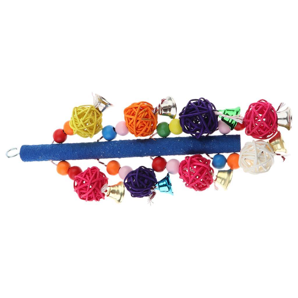 Parrot Toy, Chewing,Hanging Toy, Parrot Bird Parakeets Cage Standing Toys