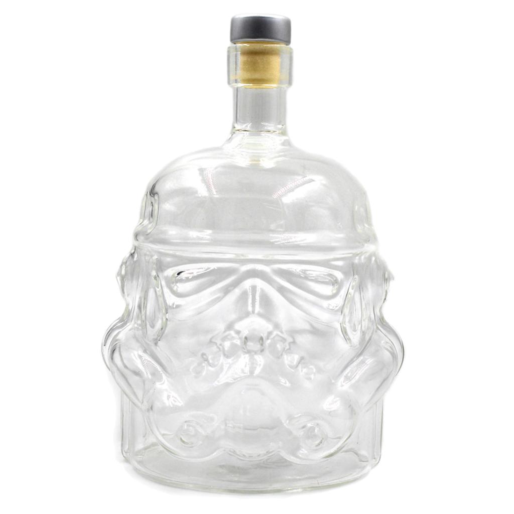 650ml Transparent Glass Decanter Wine Whisky Liquor Alcohol Glass Bottle Set