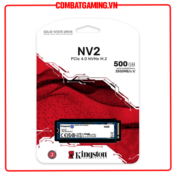 Ổ Cứng SSD Kingston NV2 NVMe PCIe Gen4 250GB - 500GB - 1TB - 2TB - Hàng Chính Hãng