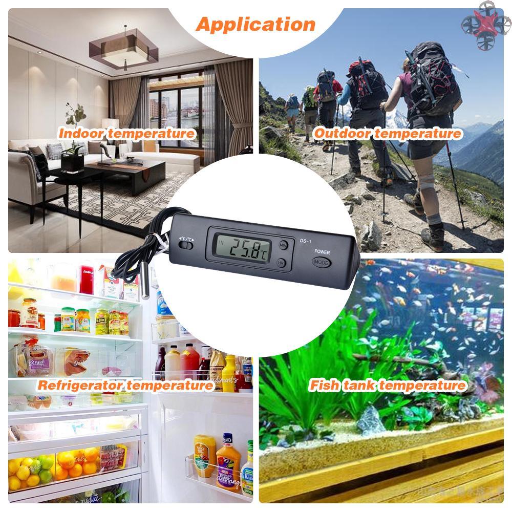 Nhiệt Kế Kỹ Thuật Số Đa Năng Cho Xe Hơi