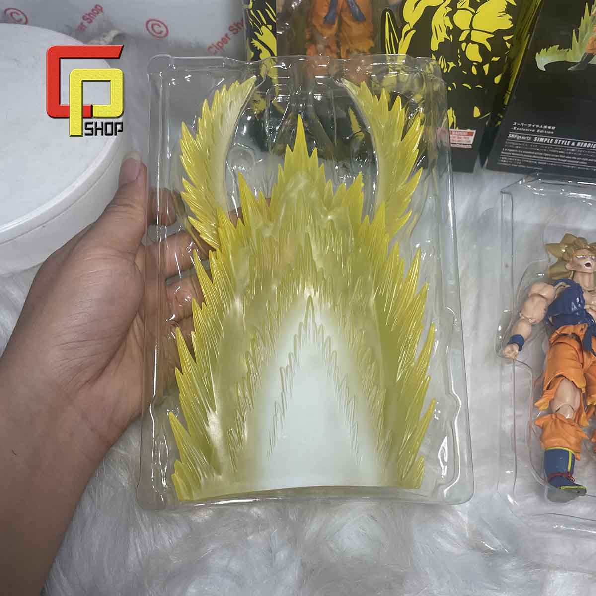 Mô hình Son goku Super Saiyan khớp - Mô hình Dragon Ball - Figure Son Goku SHF