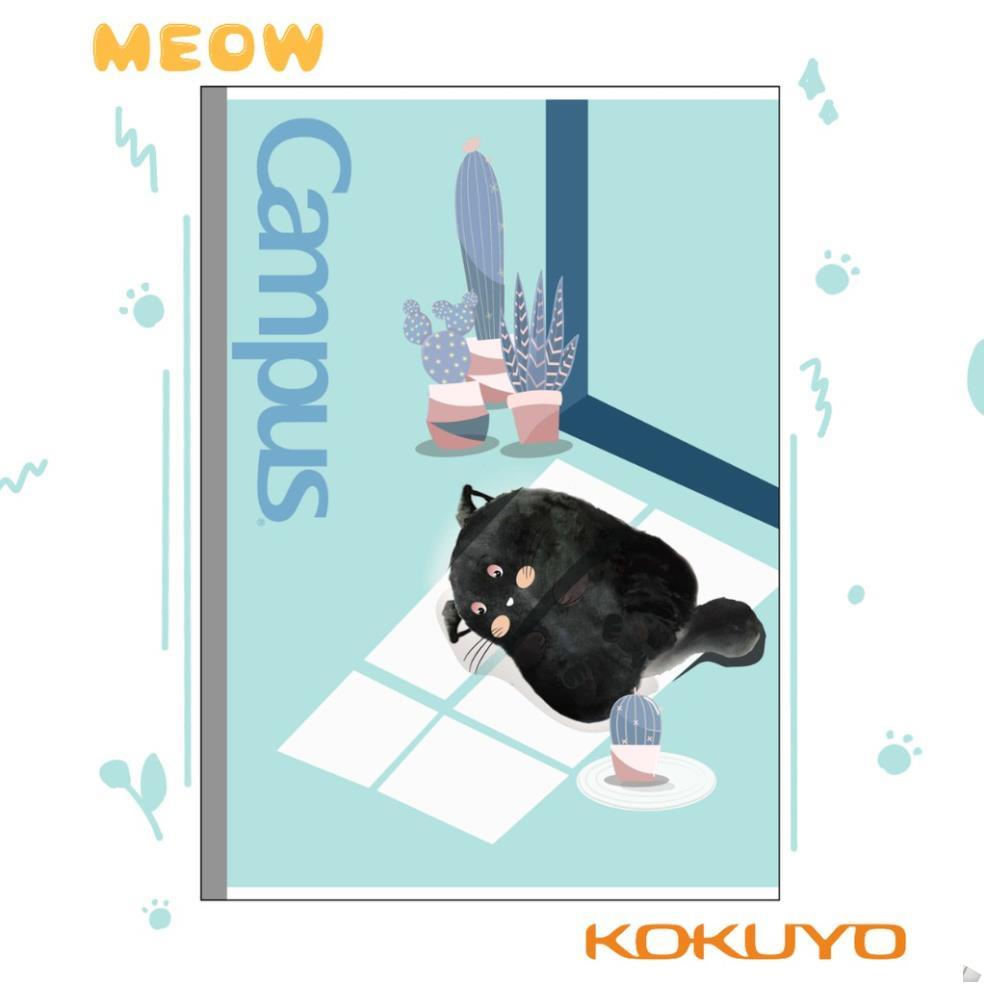 Vở Kẻ Ngang Có Chấm Meow 120 Trang Khổ B5