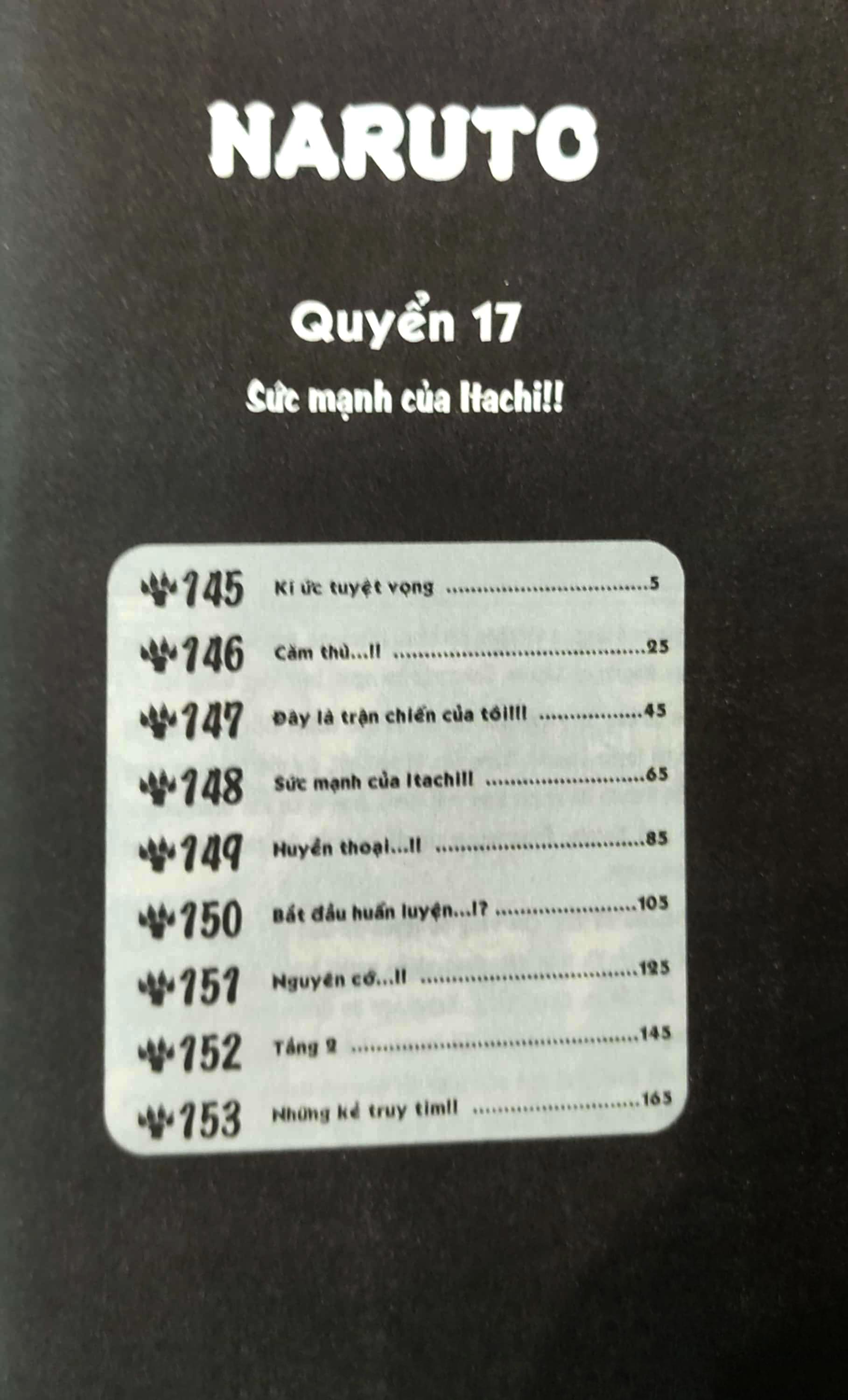 Naruto - Tập 17: Sức Mạnh Của Itachi!! (Tái Bản 2022)