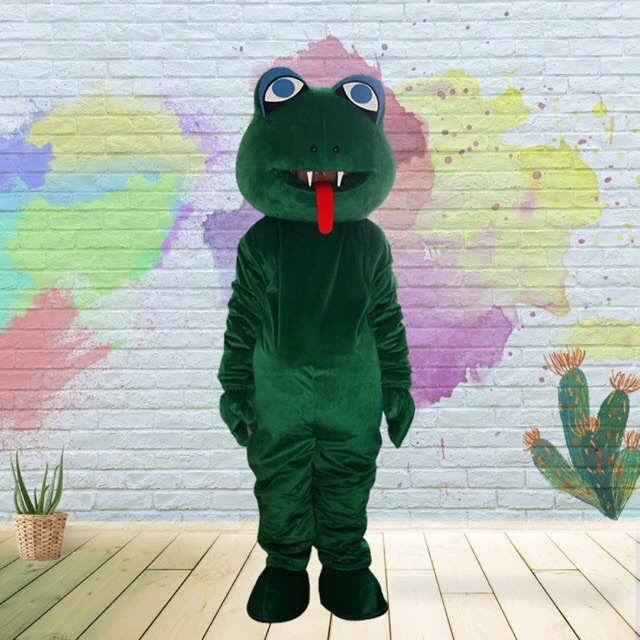 Mascot ếch xanh
