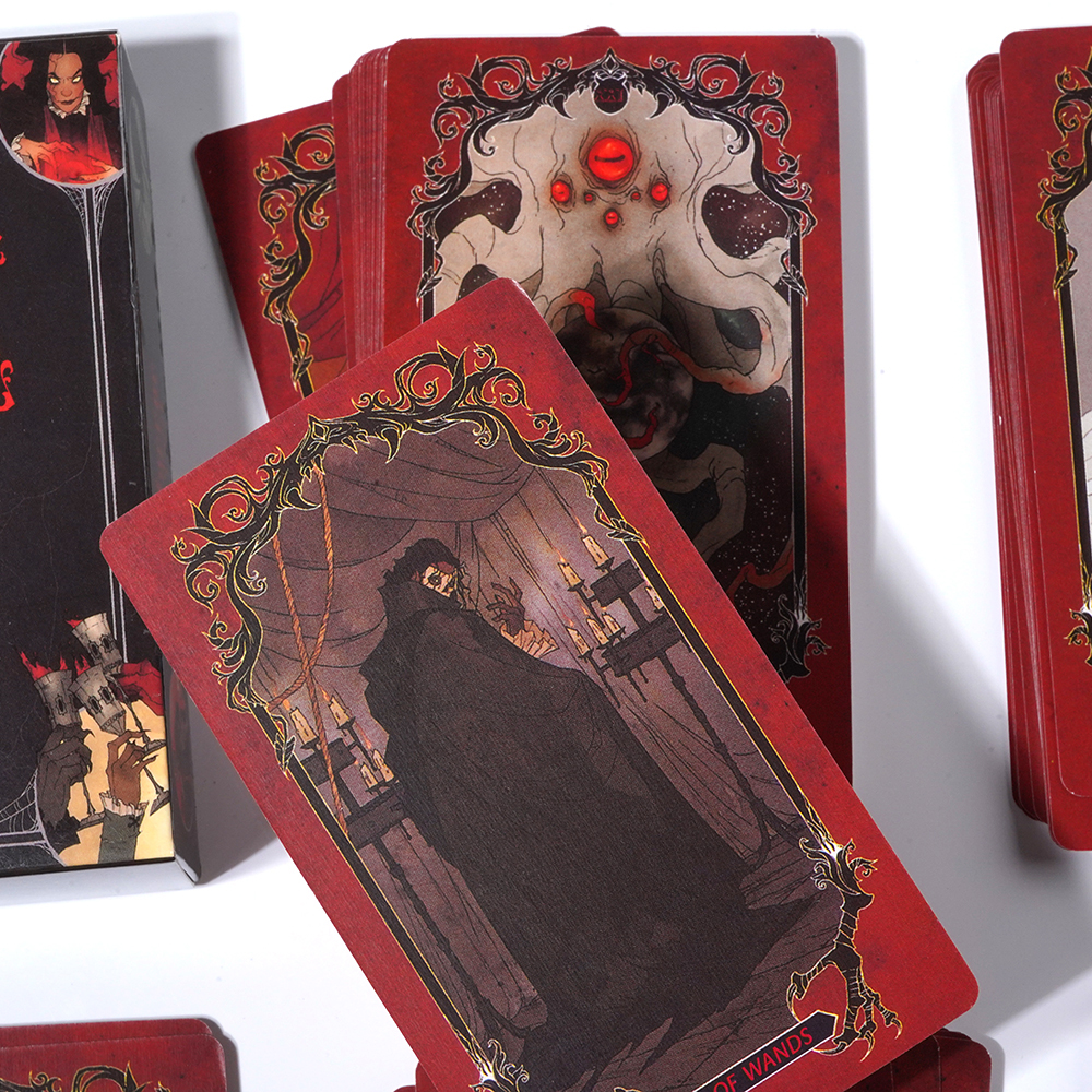 Bộ Bài Horror Tarot 78 Lá Bài Tặng Đá Thanh Tẩy