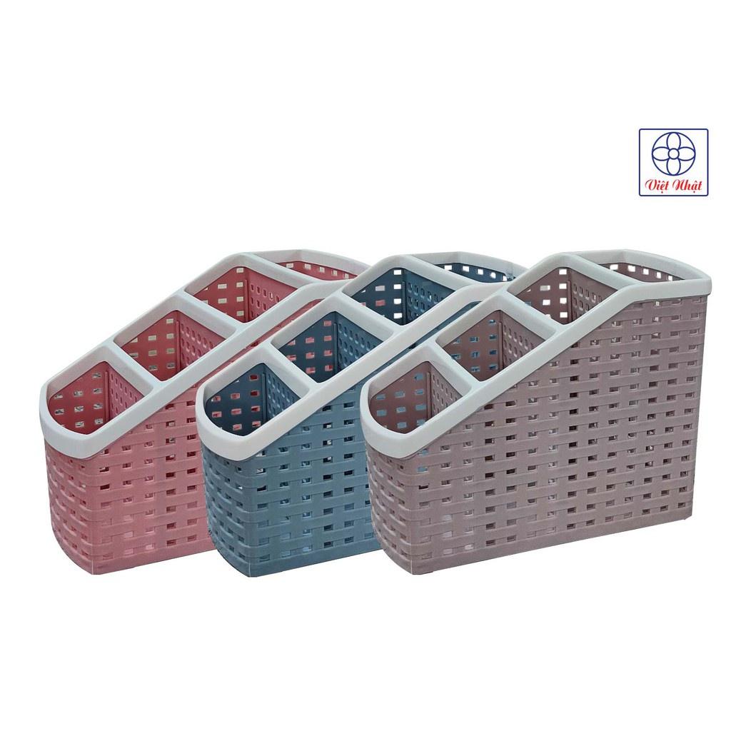 Khay kệ đựng bút , remot 4 ngăn tiện lợi