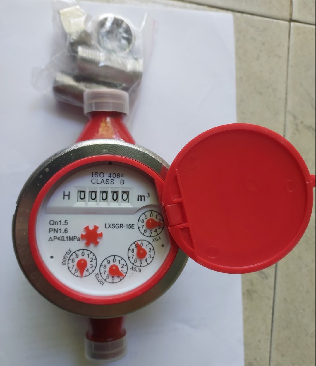 Đồng hồ nước nóng Water Hot Meter Works bảo hành 2 năm