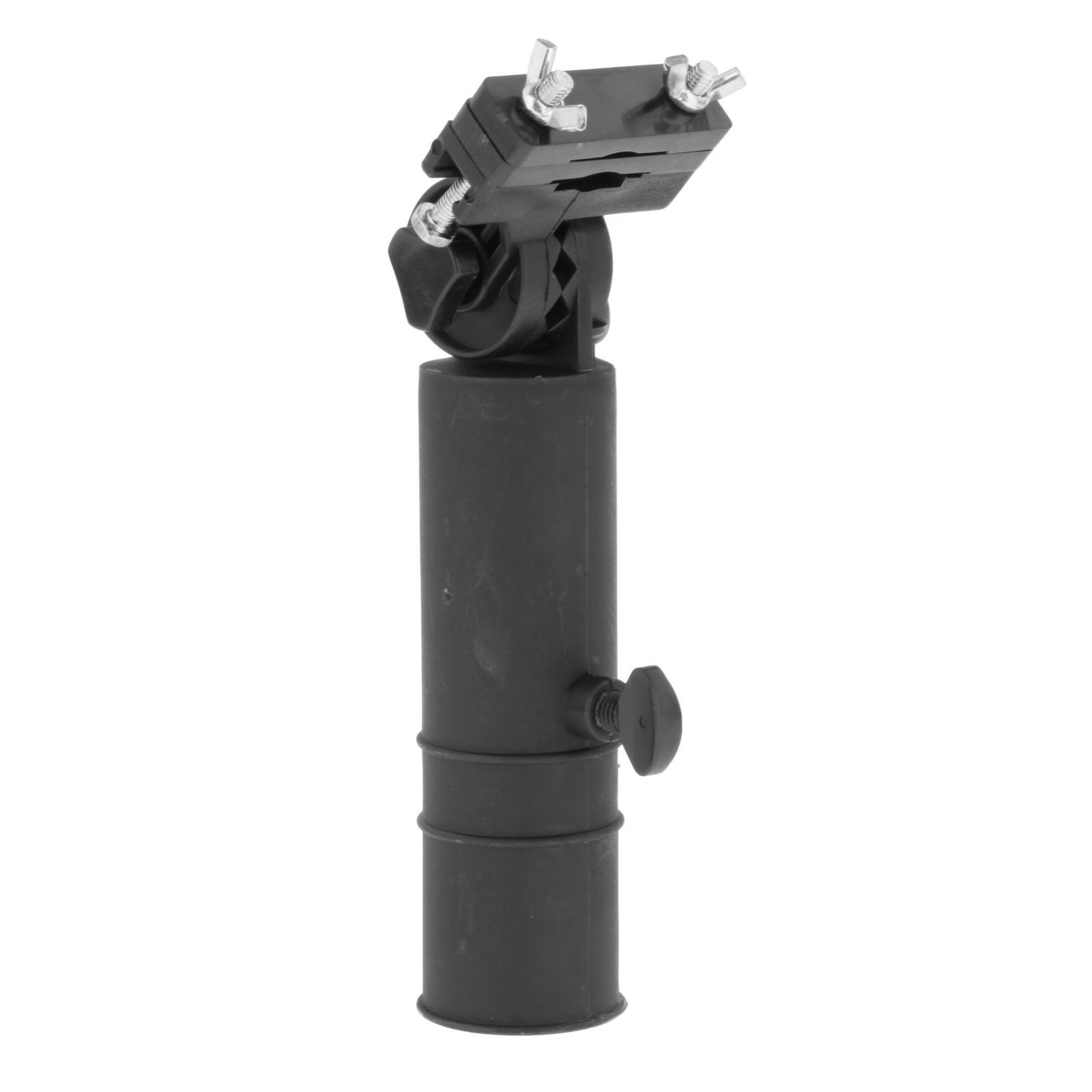Golf Push Cart Umbrella Holder Golf Trolley Umbrella Stand Umbrella Base Attachment Support Adjustable for Pushchair Beach Chair Fishing