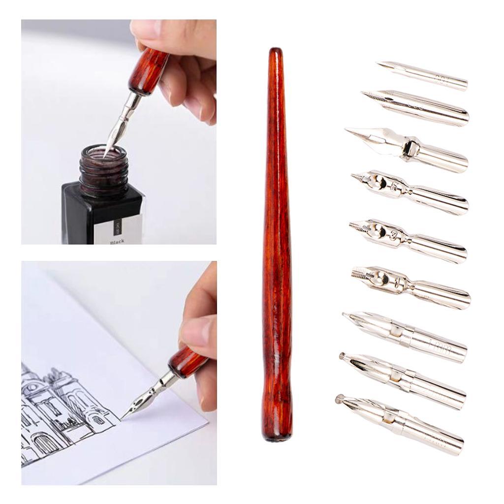 Comic Dip  Calligraphy  Interchangable Nibs  for Sketching