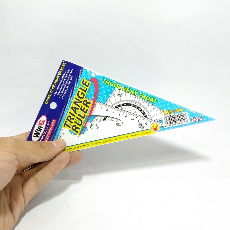 Thước bộ 2 món eke WinQ lớn No.6