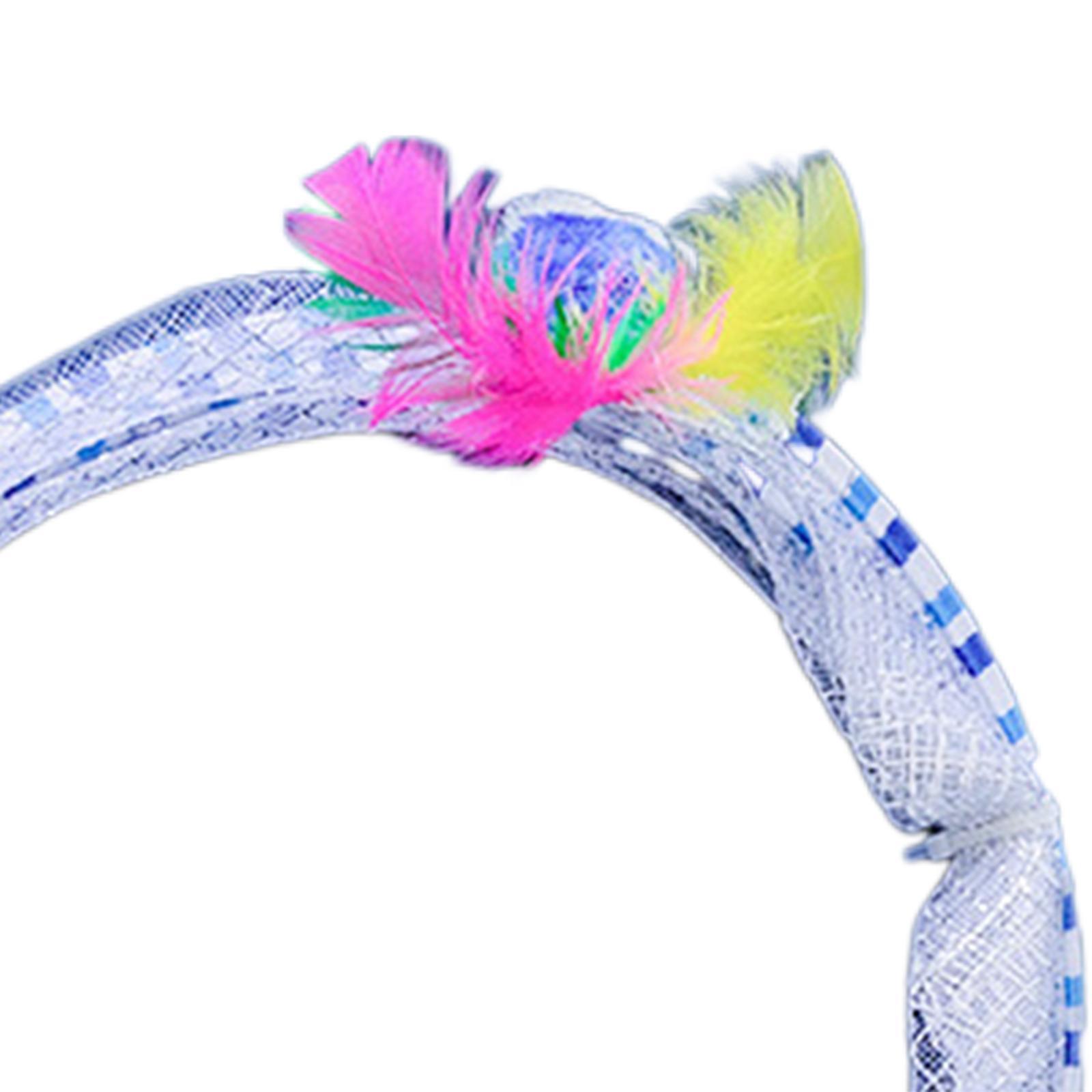 Cat Tunnel Folding Lightweight Elastic Mesh S Tunnel Spring Toy Tunnel Tube Cats Collapsible Tunnel Cats for Accessories Play Home