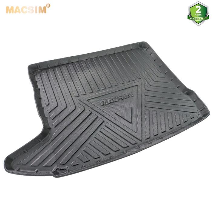 Lót cốp xe ô tô Audi Q3 2012-2017 chất liệu TPV thương hiệu Macsim màu đen hàng loại 2
