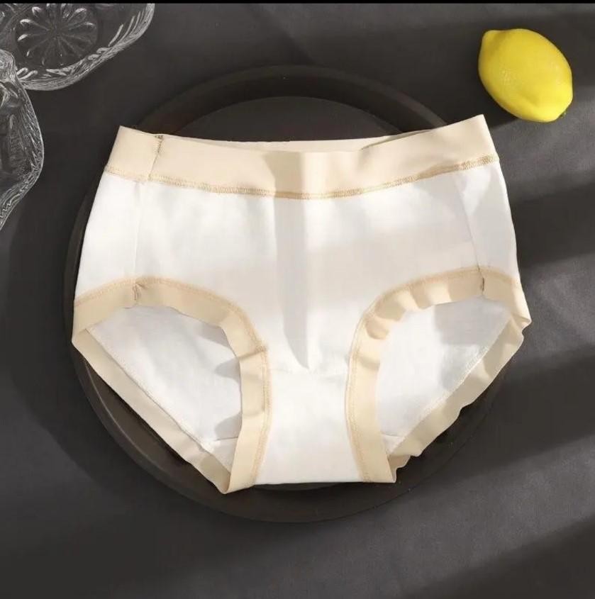 Quần lót nữ điềuhoà khángkhuẩn cho nữ, chất cotton, viền su lớn, thoáng khí, ôm mông, thấm hút mồ hôi cực tốt Women Đen - Trắng