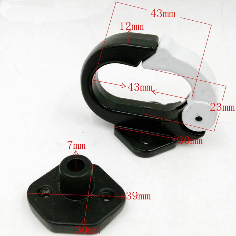 Xe Đạp Xe Tay Ga Nhôm Móc Kim Loại Móng Vuốt Túi Treo Cho Xiaomi Mijia M365 Xe Điện Móc Treo Tiện Ích Móc Kim Loại Color: 3