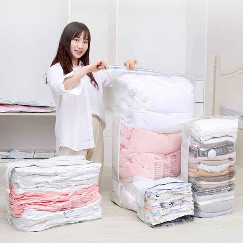 PVN42514 Túi hút chân không đựng quần áo, chăn màn dùng tay