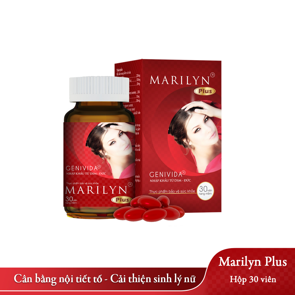 Viên uống tăng cường nội tiết tố nữ Marilyn Plus 30 viên