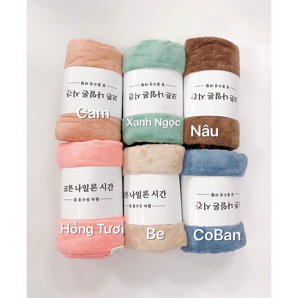 Khăn tắm Hàn Quốc siêu thấm, siêu bền, chất bông mềm mịn