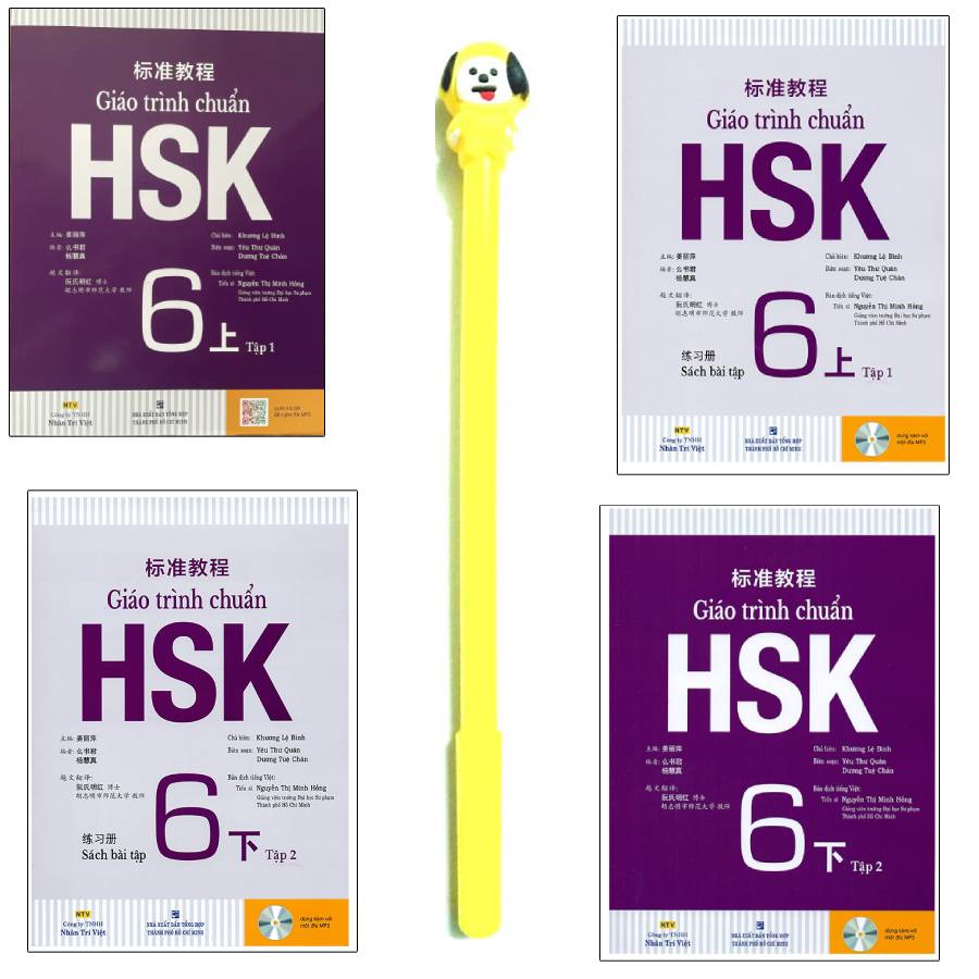 Combo Giáo Trình Chuẩn HSK 6 Bài Học và Bài Tập