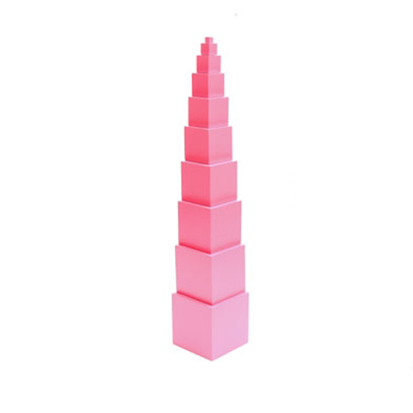 Đồ Chơi Gỗ Tháp Hồng  - Pink Tower-Beech wood